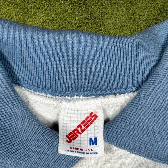 Vintage Made In USA Jerzees Collared Cottagecore Farm Life Sweatshirt - Picture 3 of 8